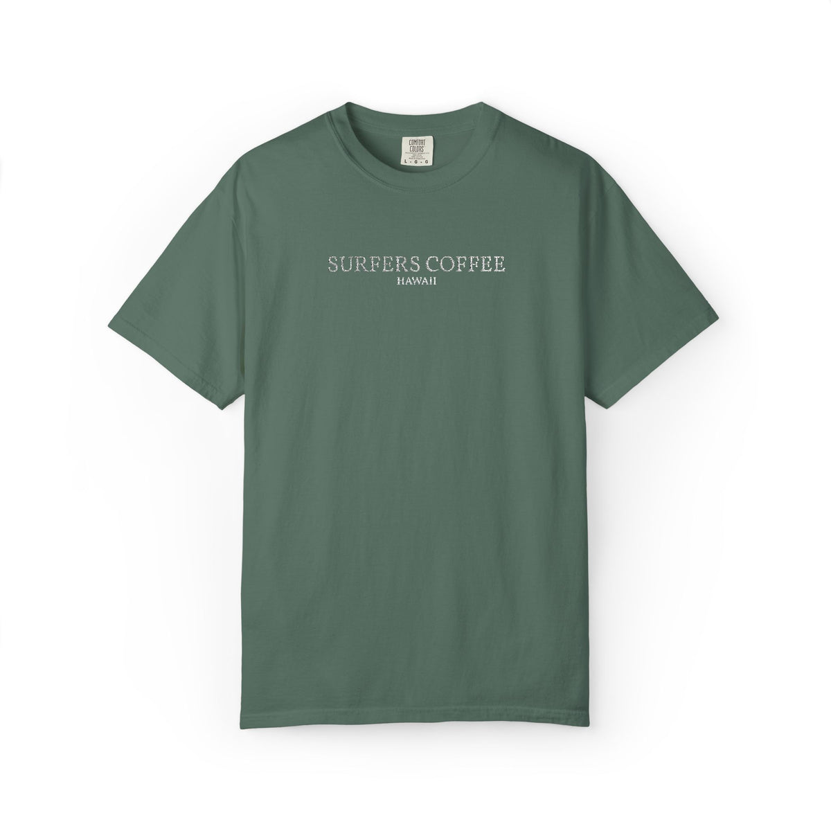 Surfers Coffee Embroidery T-Shirt