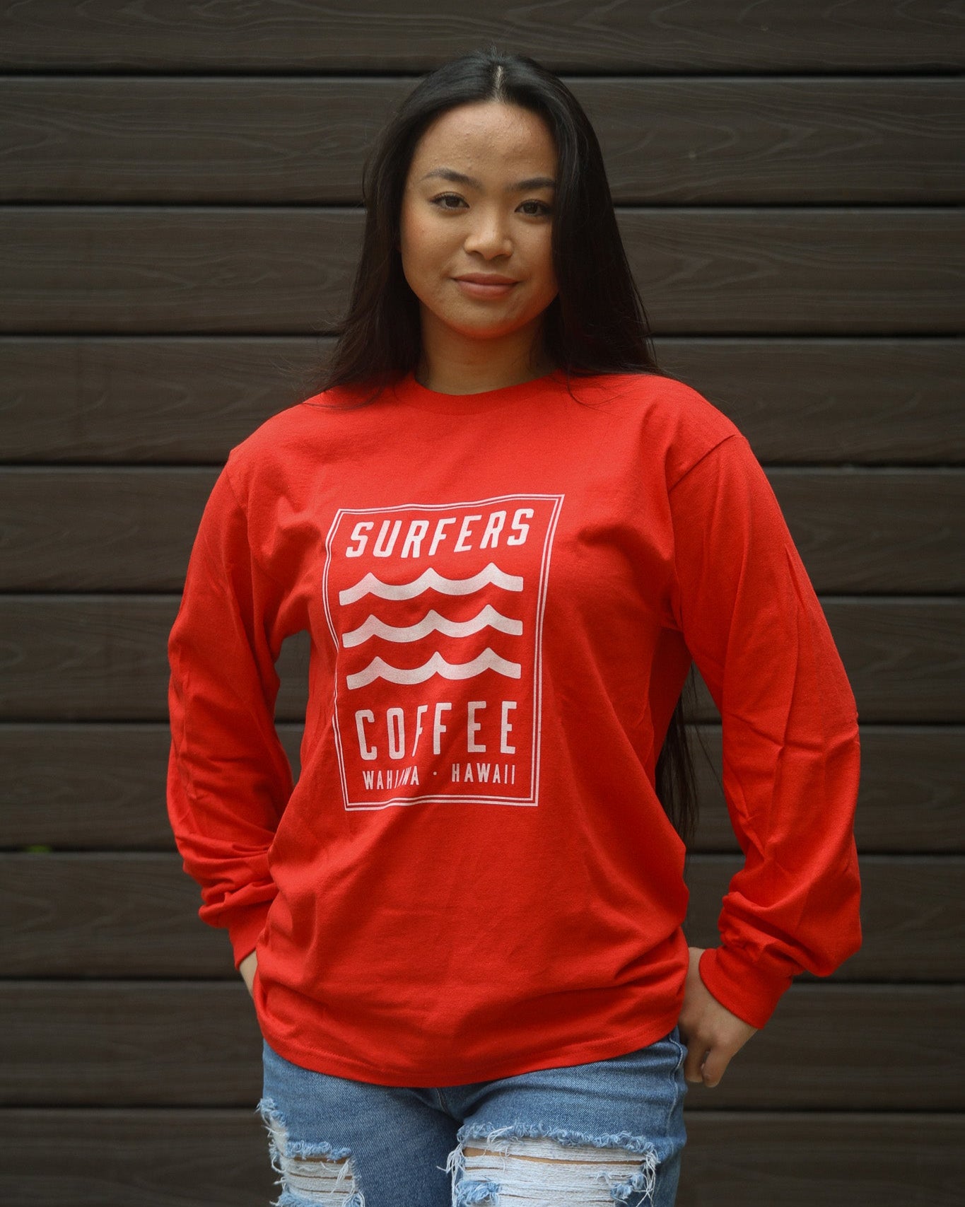 Surfers Coffee Logo Long Sleeve