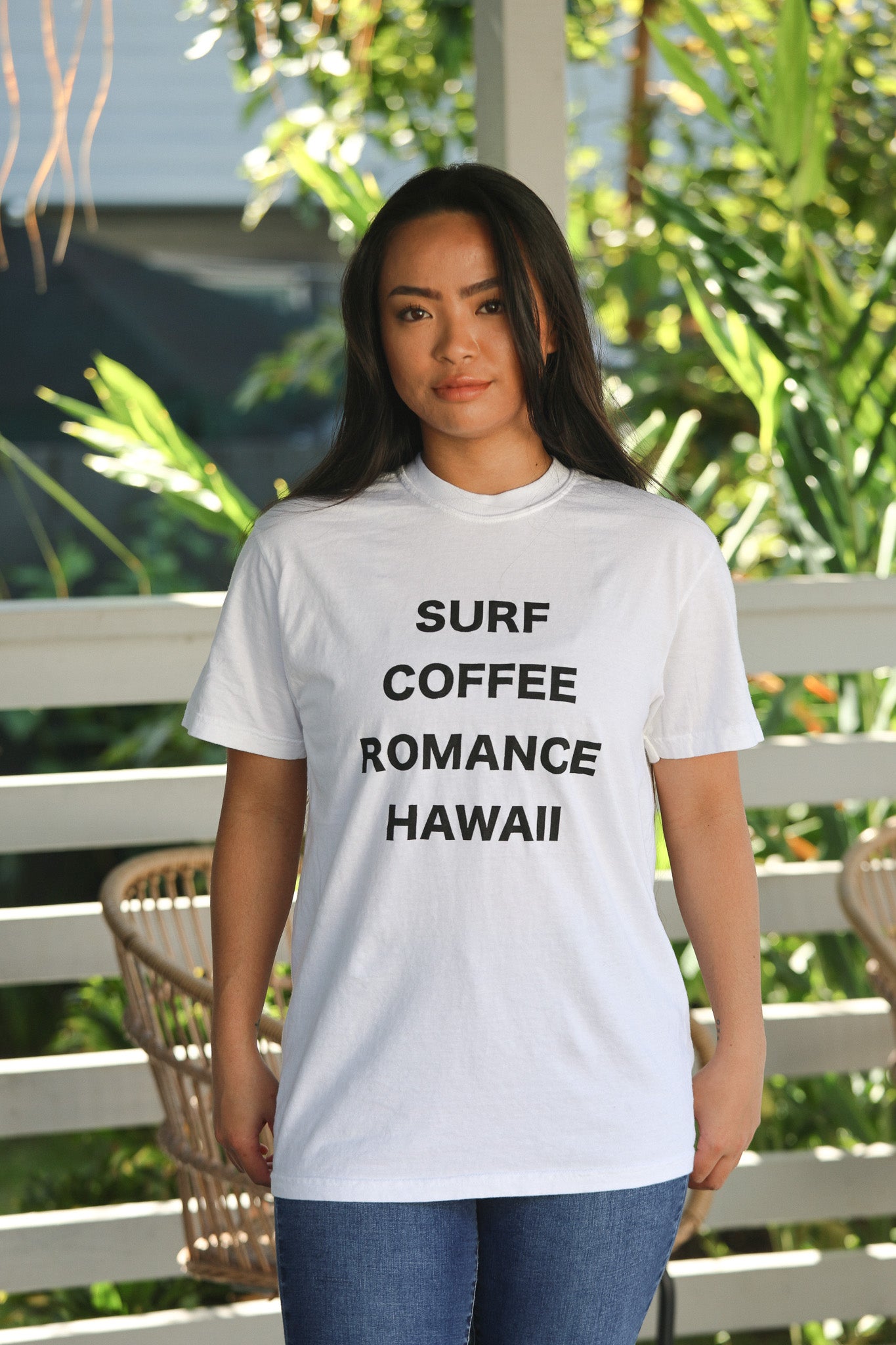 Surf, Coffee, Romance, Hawaii T-Shirt