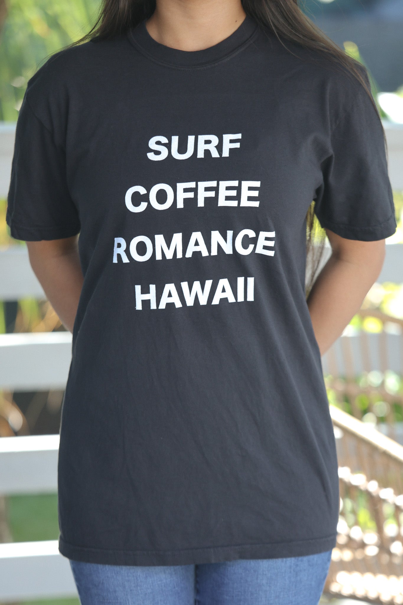 Surf, Coffee, Romance, Hawaii T-Shirt