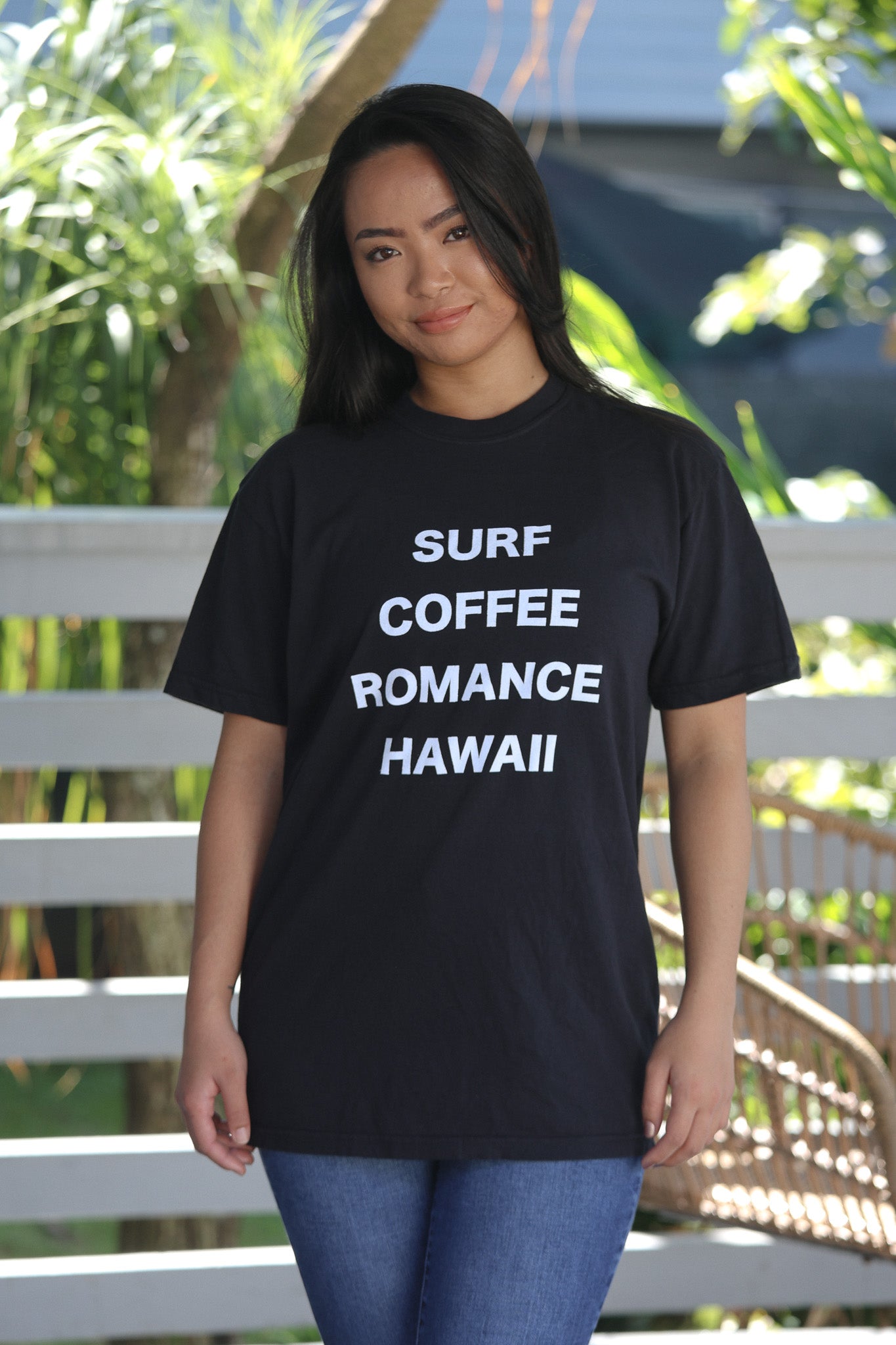 Surf, Coffee, Romance, Hawaii T-Shirt