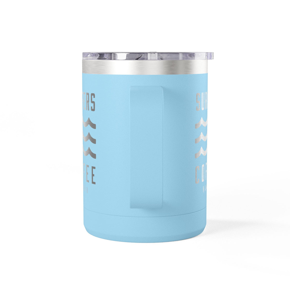 Surfers Coffee Tumbler 15oz — Hawaiian Wave Insulated Travel Mug