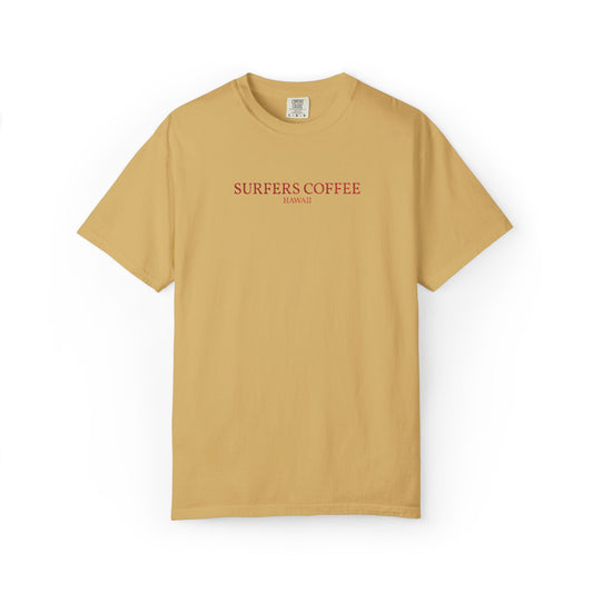 Surfers Coffee Embroidery T-Shirt