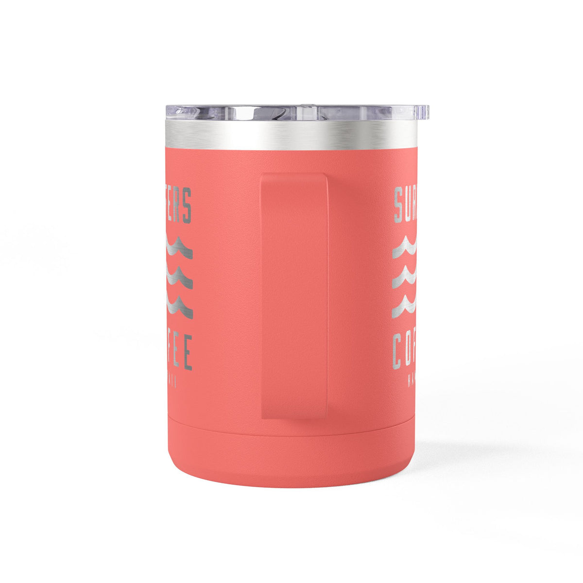 Surfers Coffee Tumbler 15oz — Hawaiian Wave Insulated Travel Mug