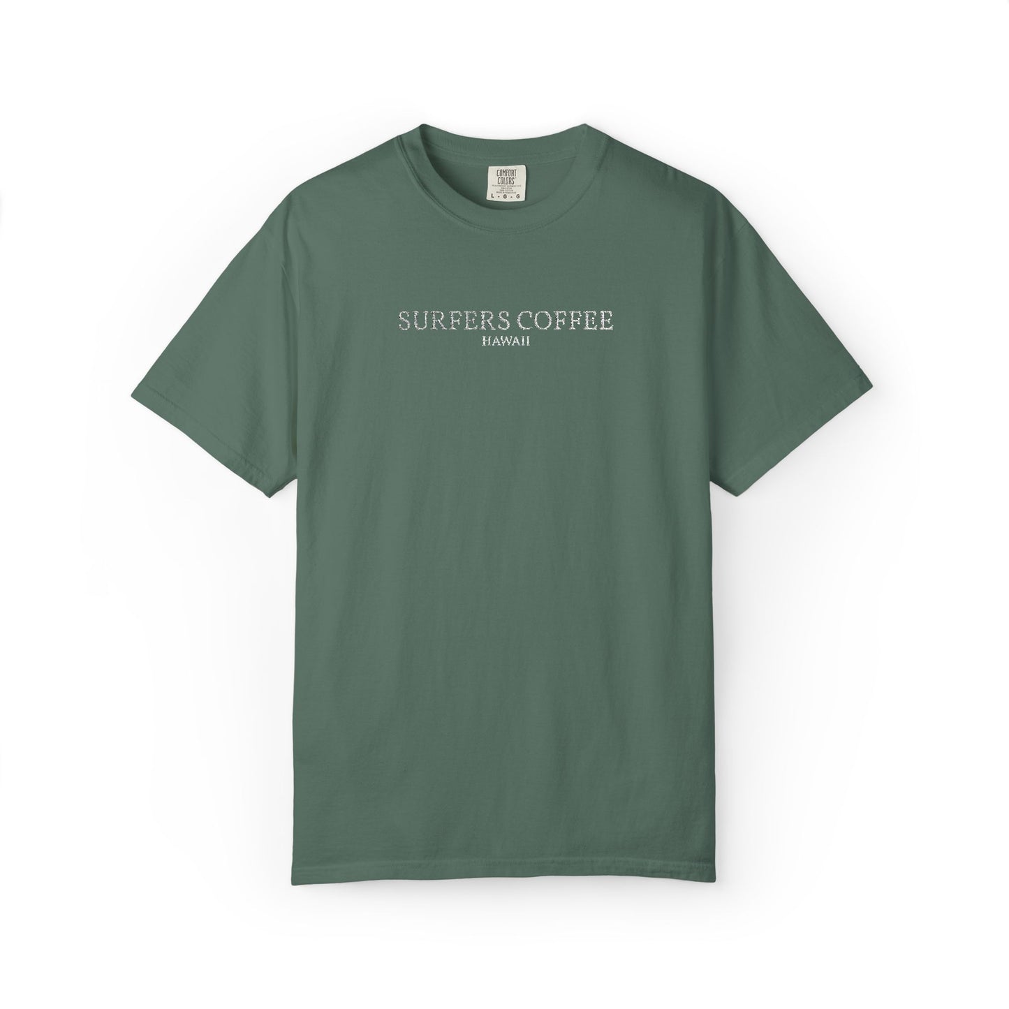 Surfers Coffee Embroidery T-Shirt