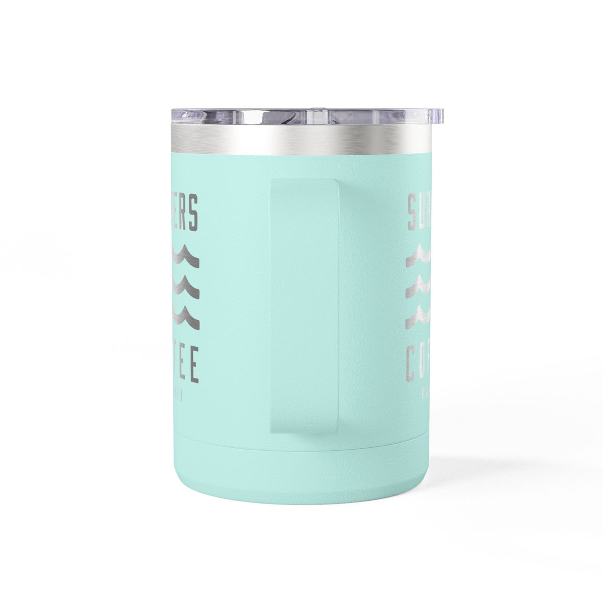 Surfers Coffee Tumbler 15oz — Hawaiian Wave Insulated Travel Mug