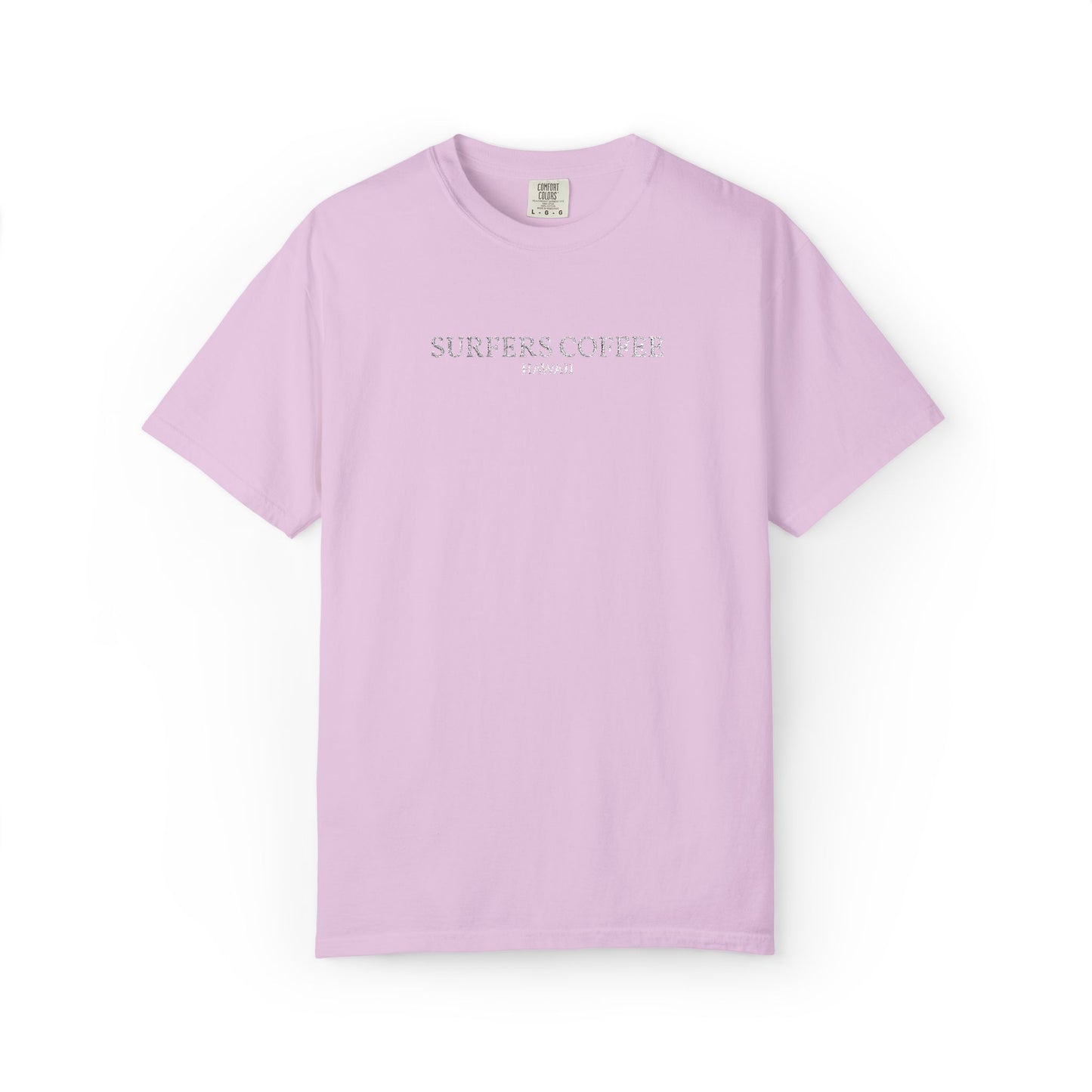Surfers Coffee Embroidery T-Shirt