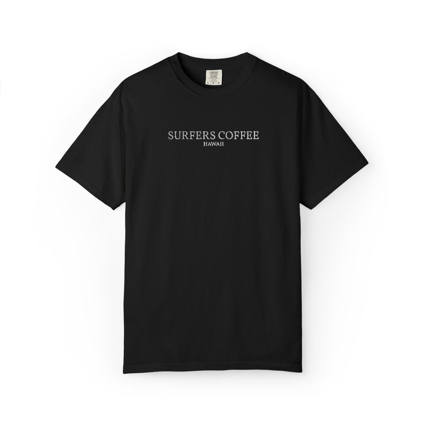 Surfers Coffee Embroidery T-Shirt