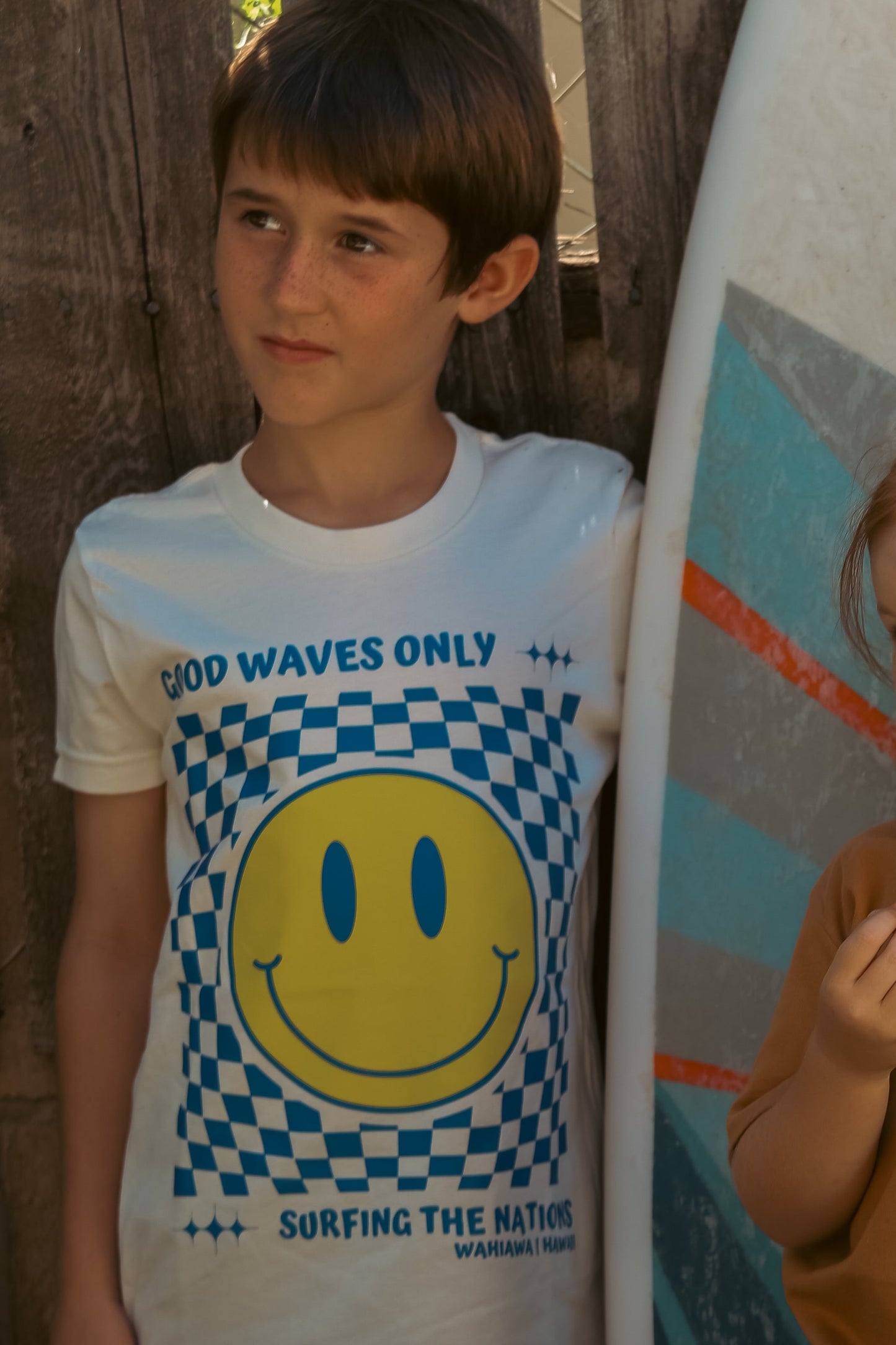 "Good Waves Only" Graphic Keiki T-Shirt